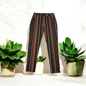 Kroix Pull On Pants sz 3X Multi Color Elastic Waist Back Pockets